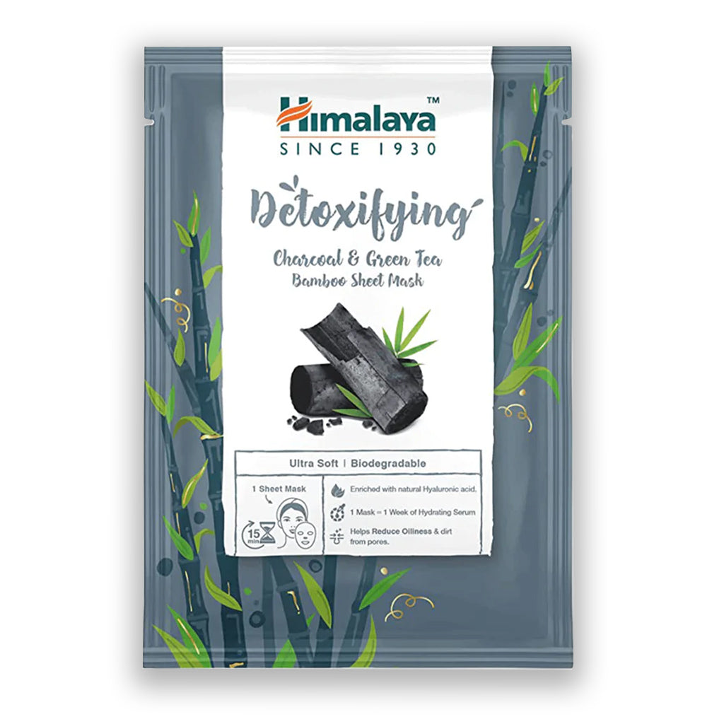 Himalaya Detoxifying Charcoal & Green Tea Bamboo Sheet Mask