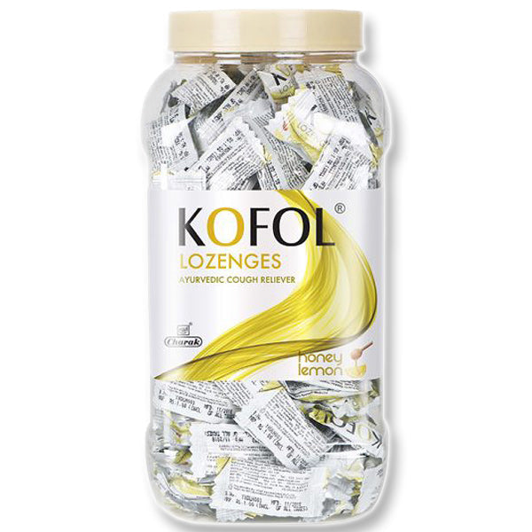 Charak Kofol Lozenges Honey & Lemon 200 lozenges Ameliorarea tusei din diferiți factori 