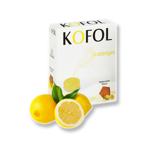 Charak Kofol Lozenges Honey & Lemon 12 lozenges  Ameliorarea tusei din diferiți factori