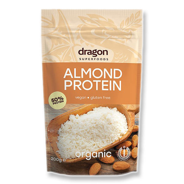 Dragon Almond Protein Pulbere organică de proteine de migdale 200gr