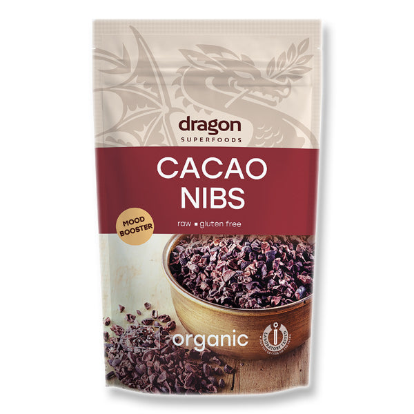 Dragon Cacao Nibs Bio Miez din boabe de cacao 200gr