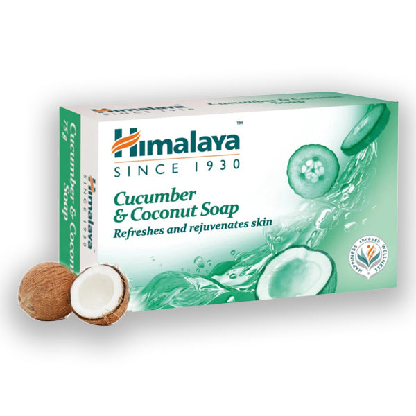 Himalaya Cucumber Refreshing Soap 75gr Săpun de curățare delicat cu castraveți,împrospătează și înmoaie pielea