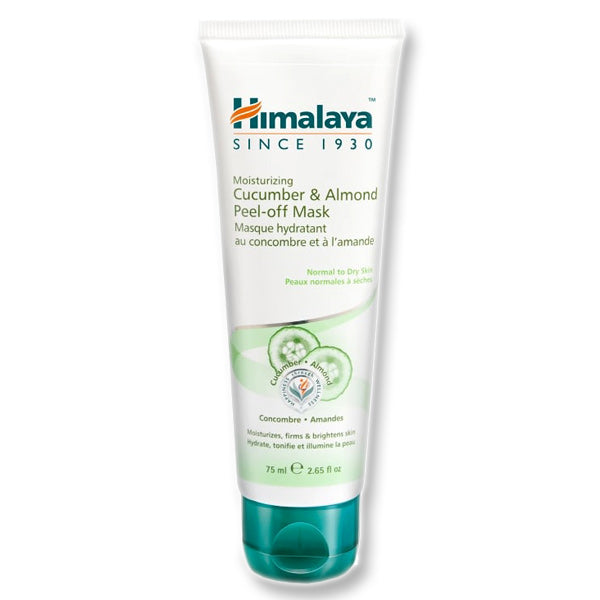 Himalaya Moisturizing Cucumber Peel-off Mask 75ml Mască exfoliantă  cu migdale și castraveți 