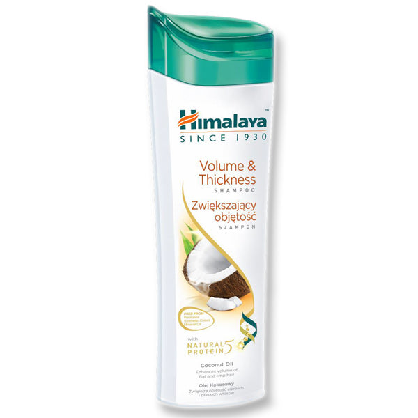 Himalaya Protein Shampoo Volume & Thickness 400ml Șampon cu extracte din plante pentru părul gras 