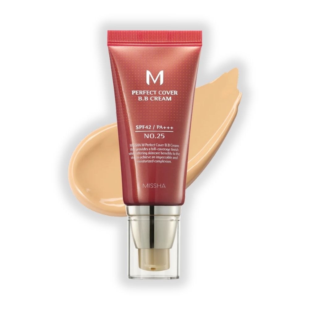 Missha M Perfect Cover BB Cream SPF42/PA+++ №25 Warm Beige 50ml.