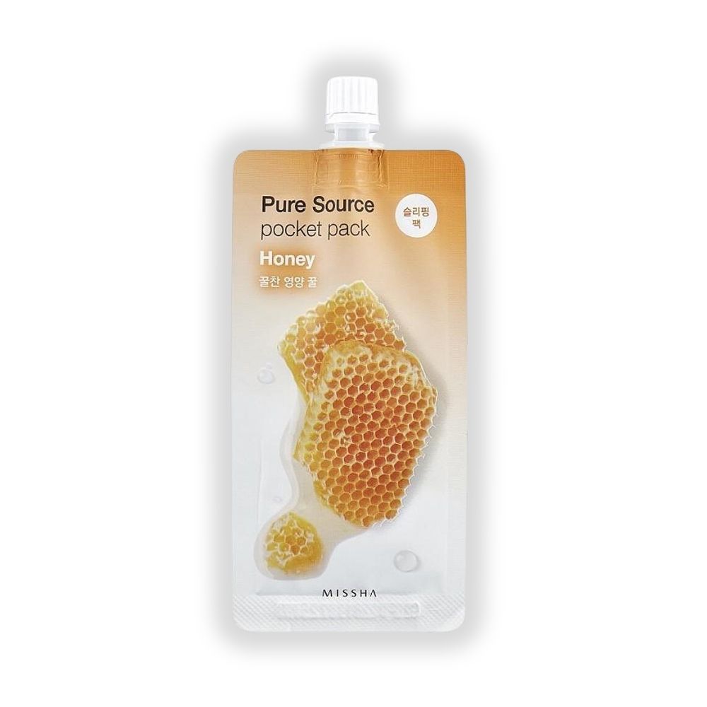 Missha Pure Source Pocket Pack Honey Nourishing Honey Night Mask 10ml