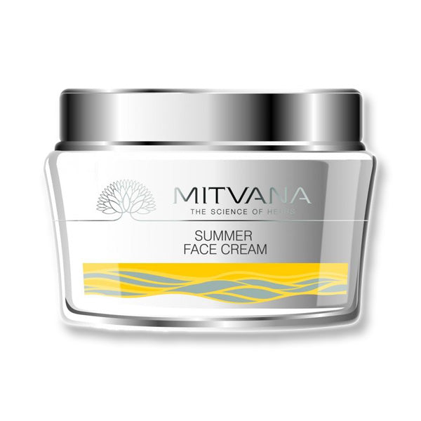 MITVANA Summer Face Cream. Crema de față de vara cu castraveti  și neem ι 50ml